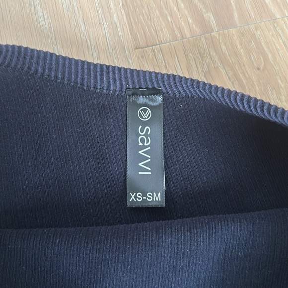 Savvi Women’s One Shoulder Tank Top Ribbed Pickleball Athleisure Brunch Pilates - Picture 5 of 11